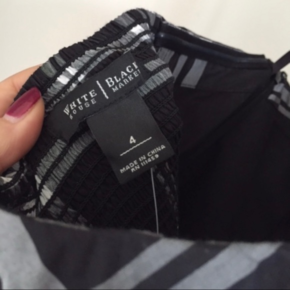 White House Black Market PLAID HALTER DRESS WOMEN’S SZ 4 - Picture 6 of 9